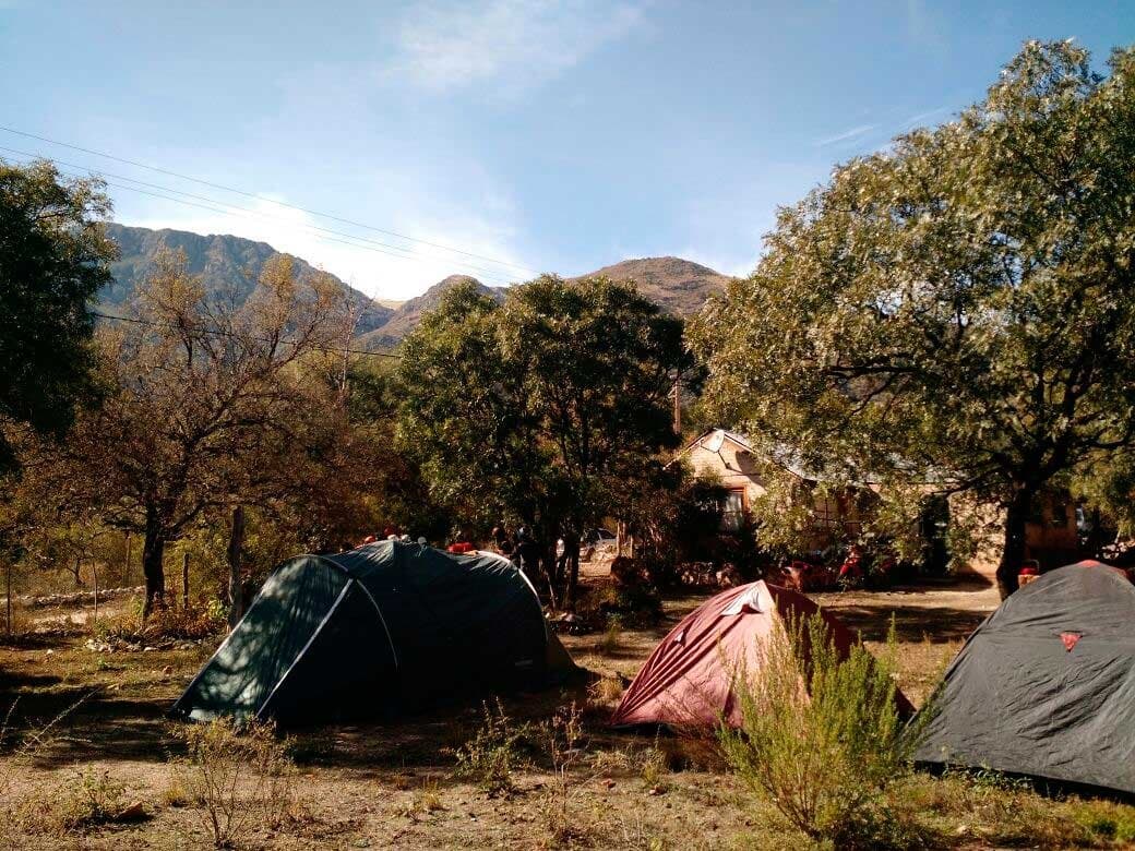 Camping Cerro Uritorco San Rafael entre las sierras de Capilla del Monte