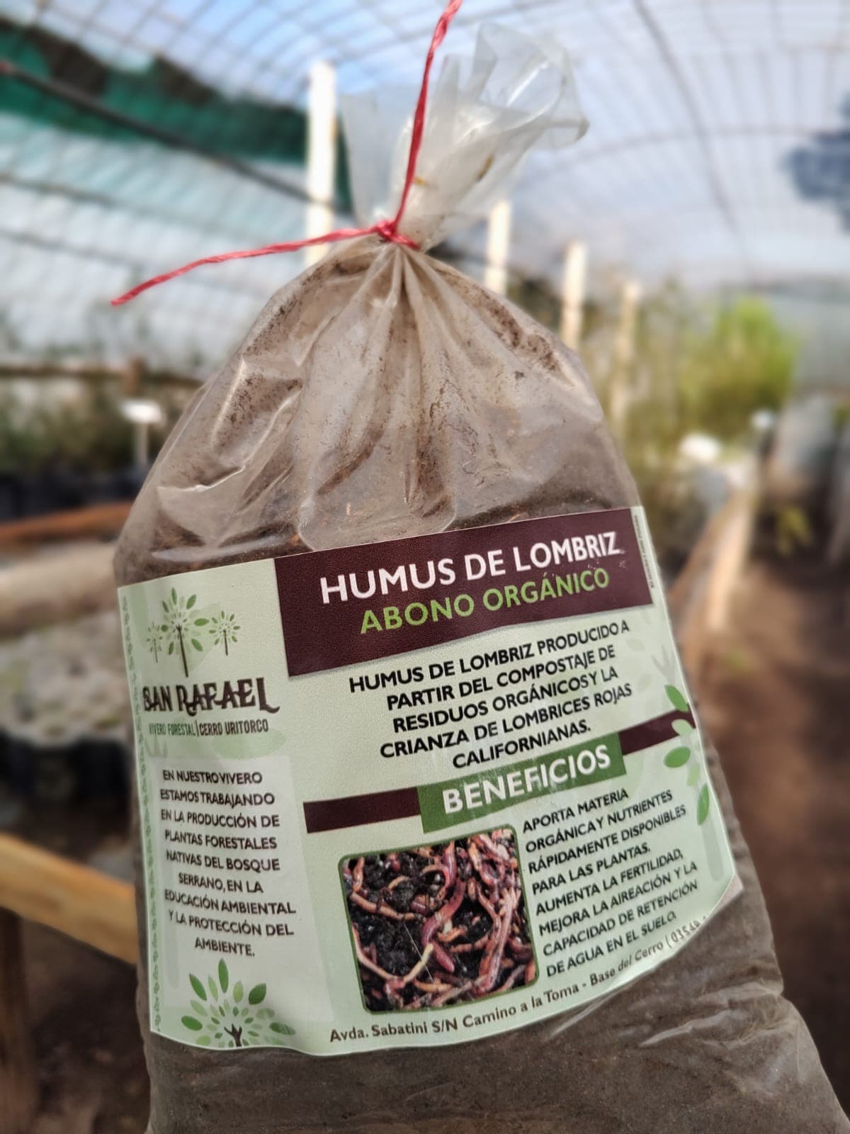 Producción de abono orgánico y lombricompuesto en el Vivero San Rafael